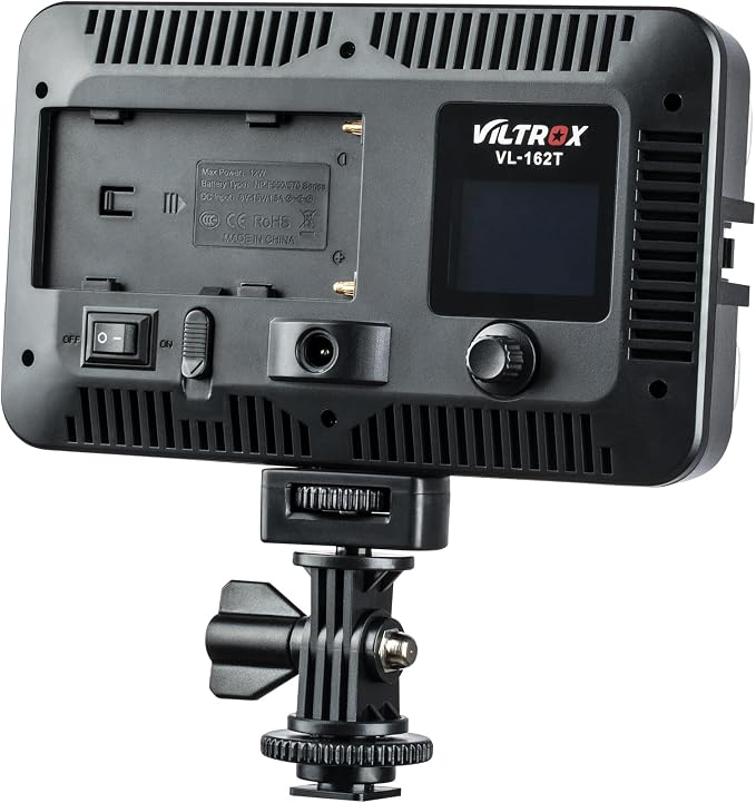 VILTROX VL-162T CRI95+ LED Video Light, Portable Camera Photo Light Panel - Image 2