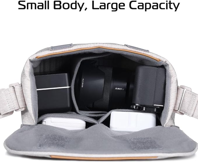 ULANZI 3L Camera Bag, 9.1x4.3x7.1in, Professional SLR/DSLR Crossbody Shoulder - Image 4