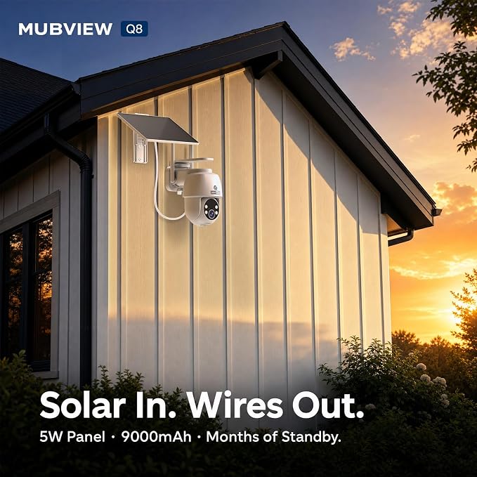 MUBVIEW 24/7 Continuous Recording Wireless Outdoor Security Camera, 2.4G WiFi - Image 8