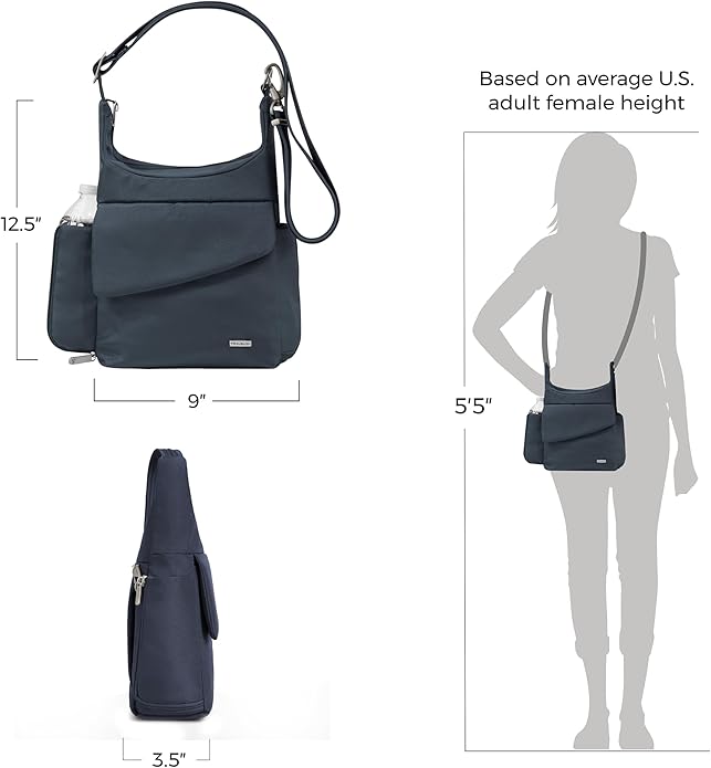Travelon Anti-Theft Classic Messenger Bag - Image 4