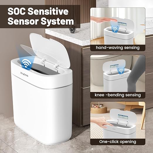 MOPALL Automatic Motion Sensor Bathroom Trash Can - Image 3