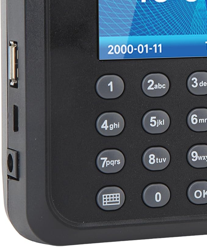 Fingerprint Attendance Machine, Fingerprint Verification Recorder, Support - Image 8