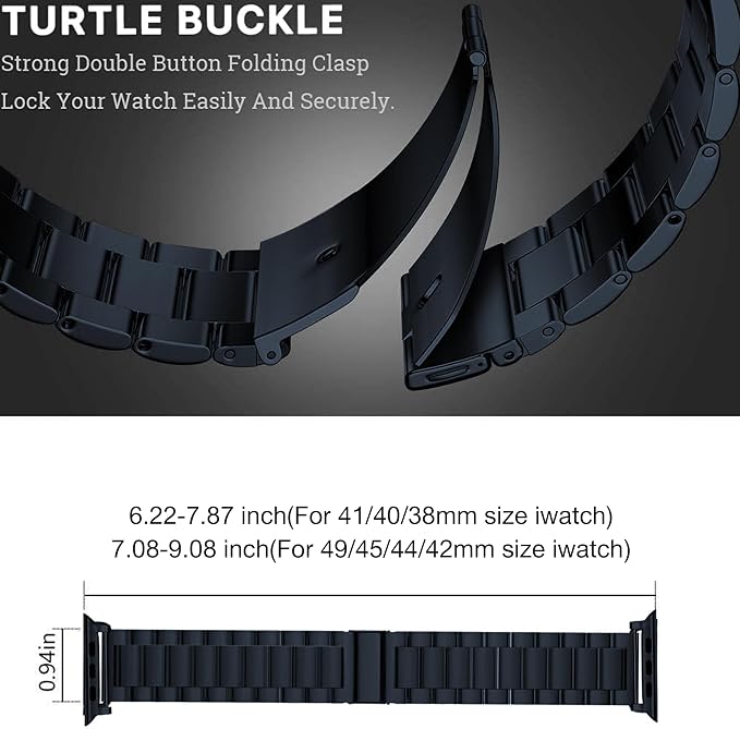 EPULY Compatible with Apple Watch Band 49mm 45mm 44mm 42mm 41mm 40mm 38mm - Image 4