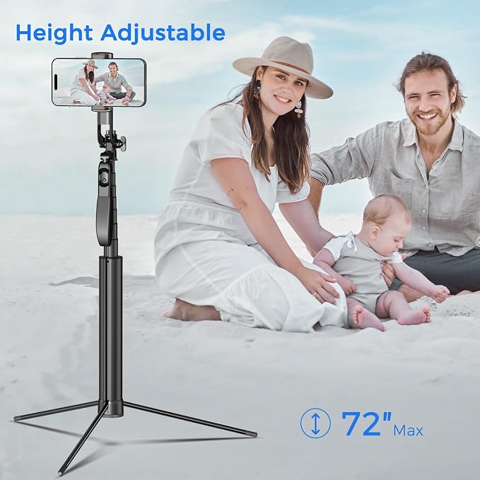 Selfie Stick Travel Tripod for Cell Phone - Image 3