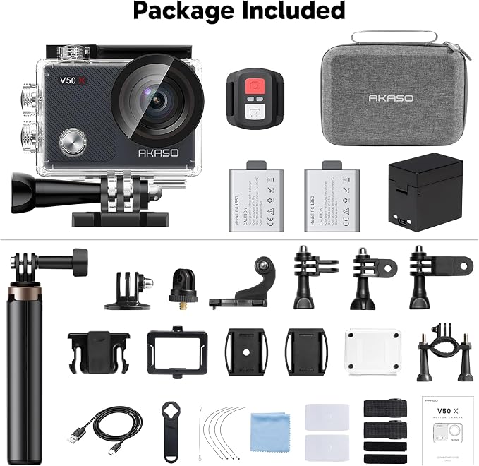 AKASO V50X Native 4K30fps WiFi Action Camera - Image 9