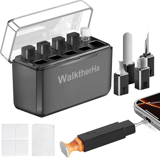 13-in-1 for iPhone Cleaning Kit Charging Port Cleaner- Multi-Tool Phone Cleaner by WalktherHa