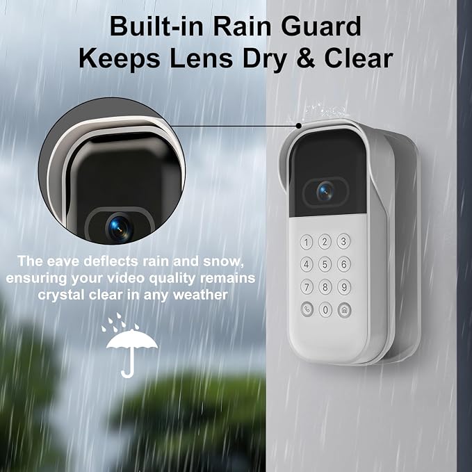 Swivel Mount for myQ Smart Garage Video Keypad, Weatherproof Angle Mounting - Image 5