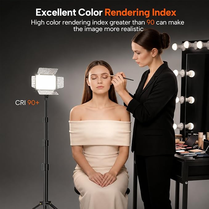 2 Pack LED Video Photography Lighting Kit - Image 5