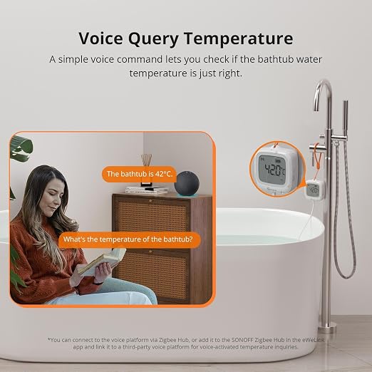 SONOFF SNZB-02LD Zigbee Waterproof Temperature Sensor - Image 8