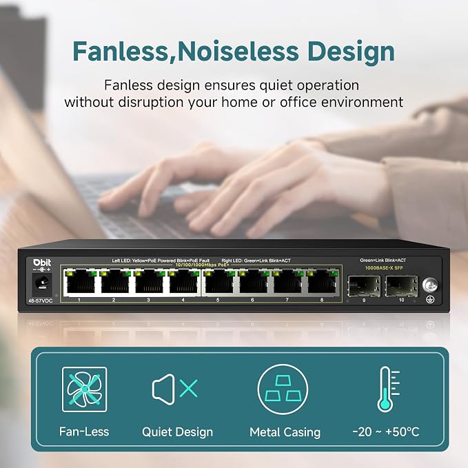 DBIT 10-Port Gigabit Network Switch - Image 8