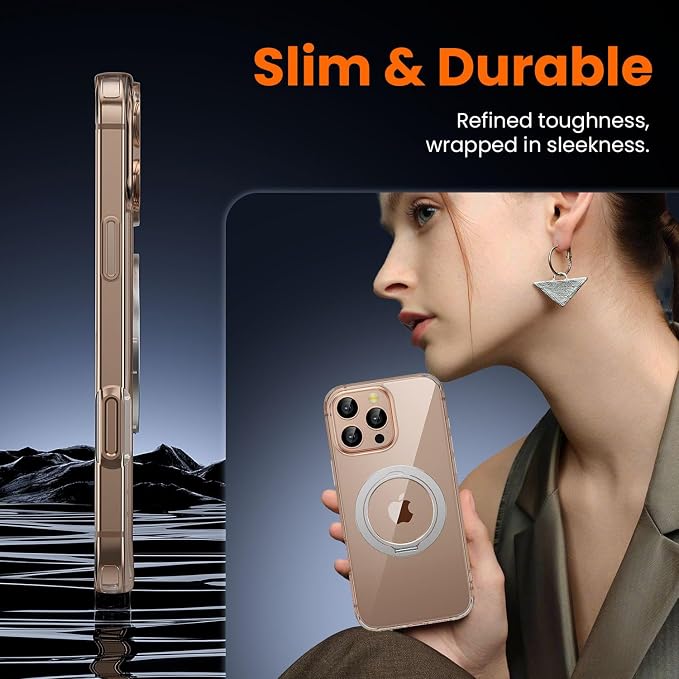 toushion 3 in 1 for iPhone 16 Pro Case Clear - Image 6