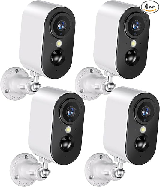 LIWAN Security Cameras Wireless Outdoor Indoor, 2.4GHZ WiFi Security Camera by LIWAN