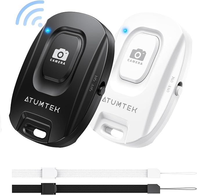 ATUMTEK Camera Remote Shutter for iPhone and Android Smartphones, Wireless - Image 8