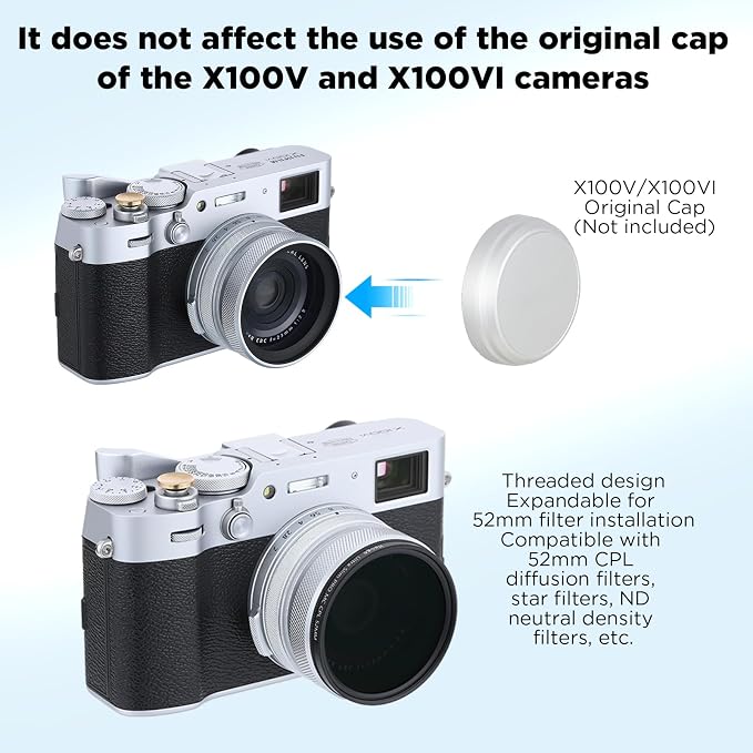 Haoge LUV-X54W Metal Lens Hood - Image 5