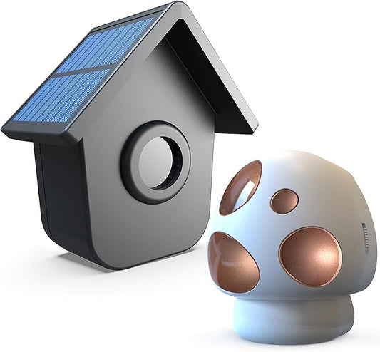 Driveway Alarm- HTZSAFE 1/2 Mile Long Range Outdoor Weatherproof Solar Wireless by HTZSAFE