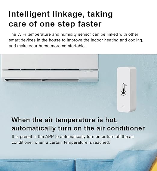 WiFi Temperature Humidity Sensor: Wireless Temperature Humidity Monitor - Image 6