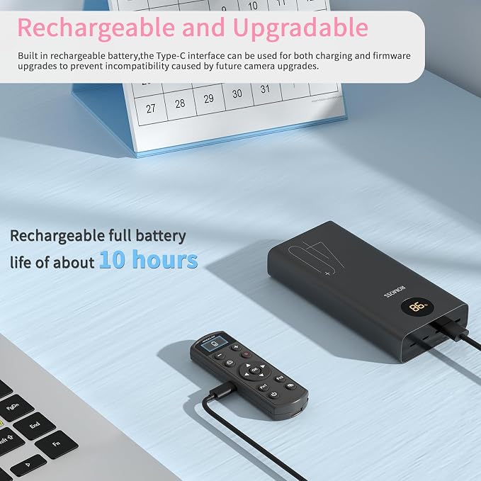 Rechargeable Shutter Release for Nikon AODELAN Wireless Camera Remote Control - Image 6
