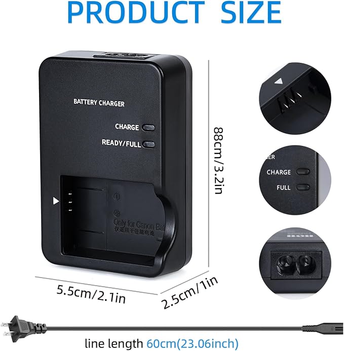 CB-2LH CB-2LHT NB-13L Battery Charger Compatible - Image 3
