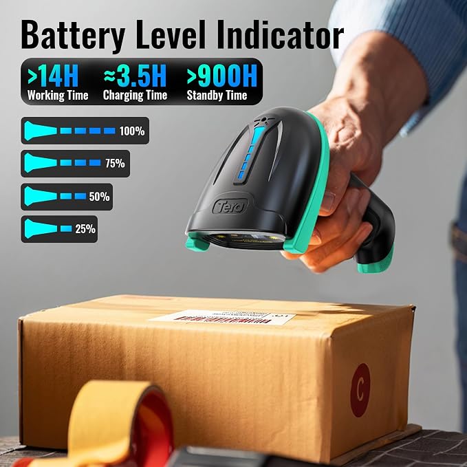 Tera Barcode Scanner 1D Wireless - Image 2