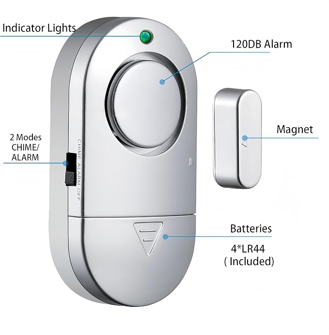 Window Alarm Sensor 12 pack, Door Alarms - Image 2