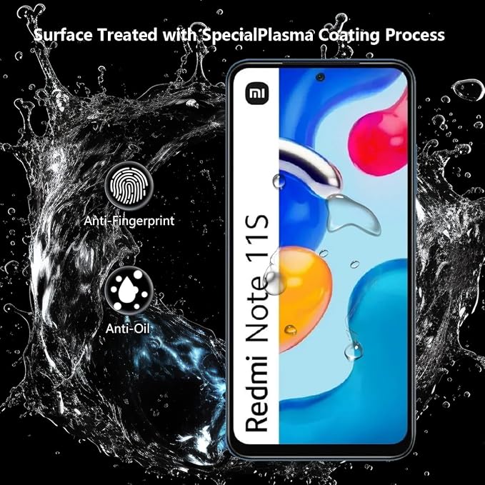 2 Pack Privacy Tempered Glass for Xiaomi Redmi Note 11S 5G Screen Protector - Image 5