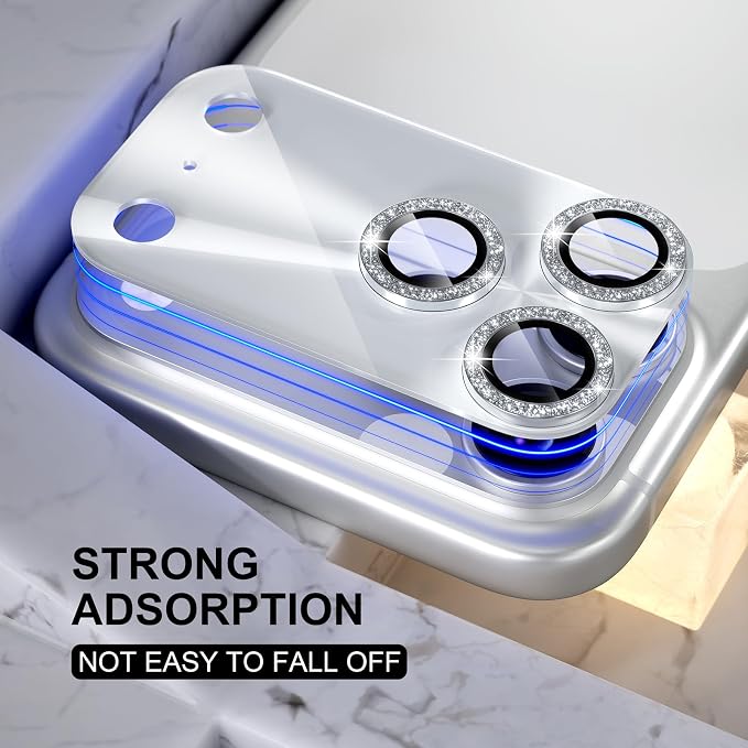 Choiche Compatible for iPhone 17 Pro Camera Lens Protector, Bling Camera Cover - Image 5