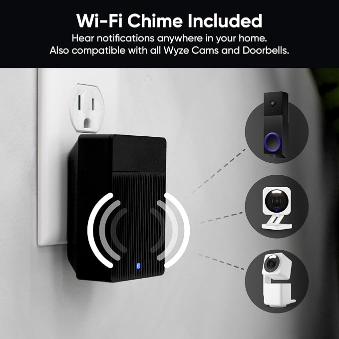WYZE Wireless Duo Cam Video Doorbell, Battery Powered, 2K Full HD Video - Image 5