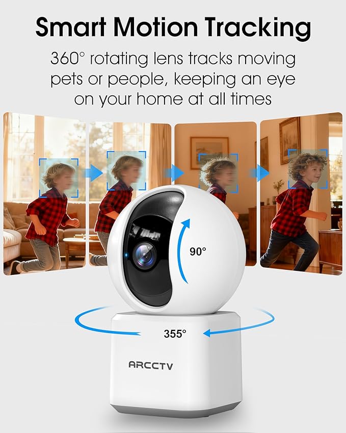 ARCCTV Cameras for Home Security, Pet Camera - Image 6