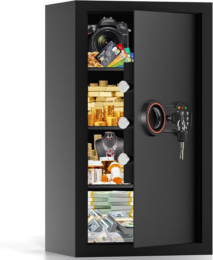 6.0 Cu Ft Large Safe Box for Home Use, 27.6"H Heavy Duty Home Safe by BuildYourSafekeepingSystem