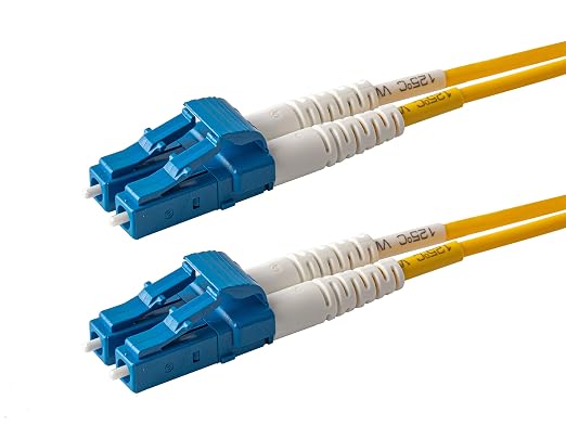 SpeedyFiberTX – 1-Pack 300 Feet LC to LC Fiber Patch Cable, Corning SMF-28 by SpeedyFiberTX