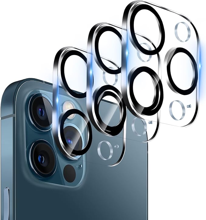 Dengduoduo 3 Pack Tempered Glass Camera Lens Protector by Dengduoduo