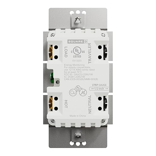 Square D by Schneider Electric X-Series Z-Wave Plus 3 Way Rocker Smart Light - Image 3