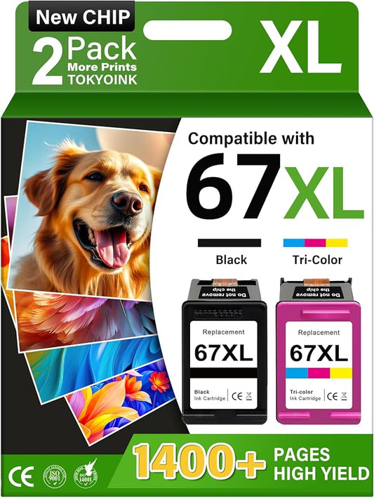 TOKYOINK 67XL Ink Cartridges Compatible by TOKYOINK