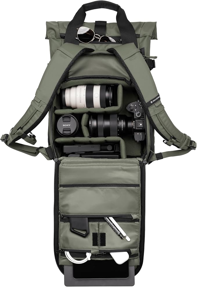 WANDRD PRVKE Rolltop 15L V4 Photography Bundle – Compact Travel Camera Backpack - Image 3