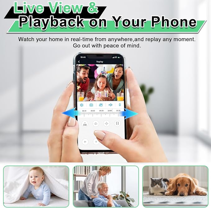 WiFi Hidden Camera with APP Control, Spy Cam with Motion Detection, Indoor - Image 3