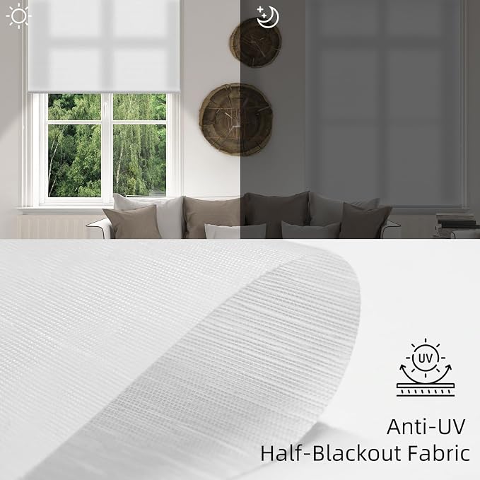 SmartWings Motorized Light Filtering Shades, Work - Image 6