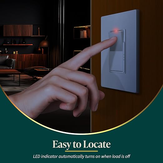 TOPGREENER Dimmer Light Switch, LED Dimmer Switches - Image 7