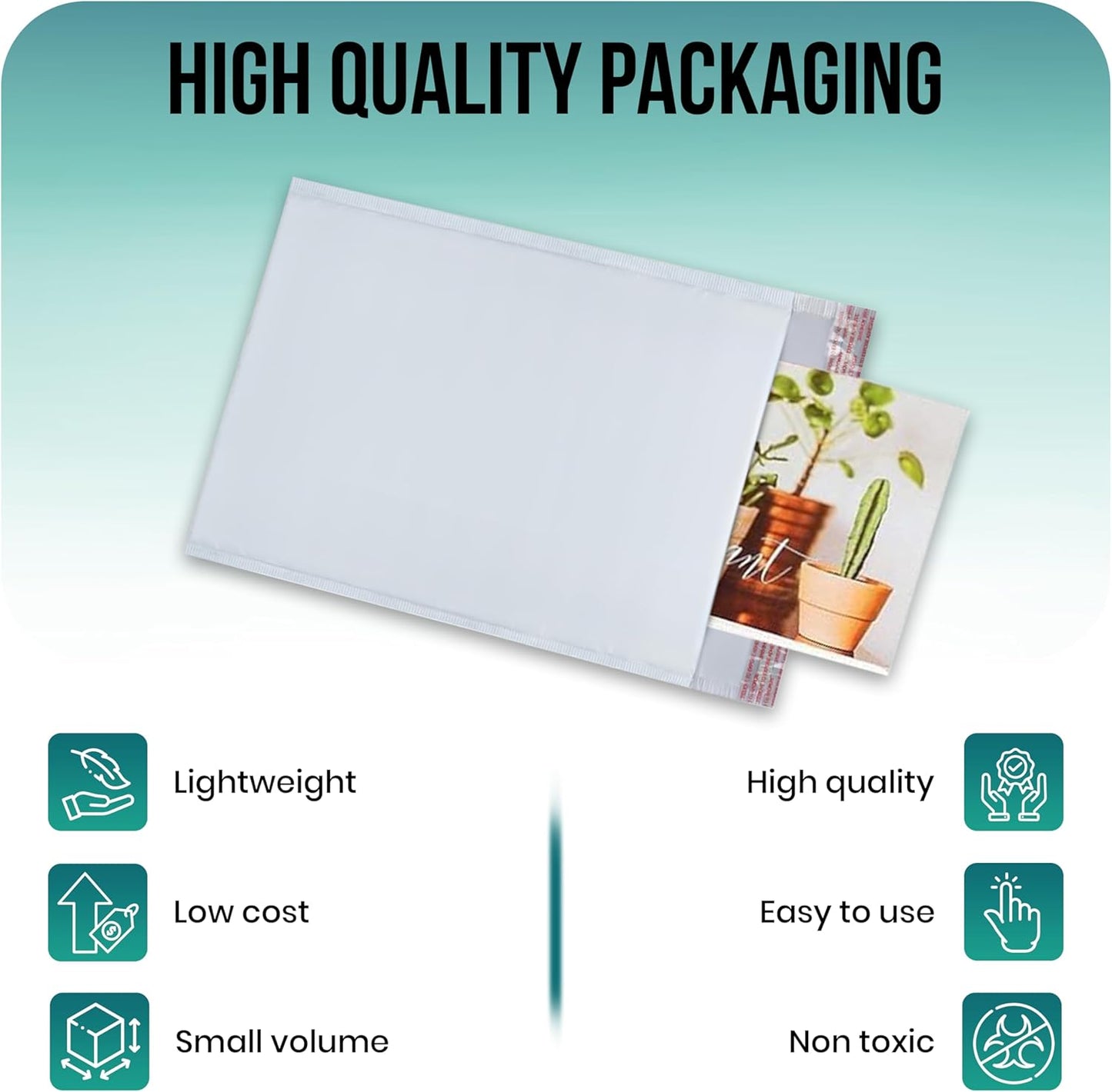 Levex - #2 8.5" x 12" [5 Pack] Poly Bubble Mailers, Padded Envelope Mailers, Packing Envelope & Mailing Bags for Shipping