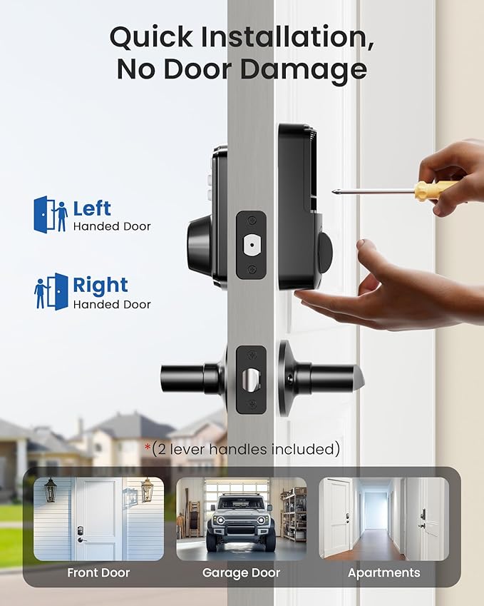 Veise Keyless Entry Door Lock - Image 7