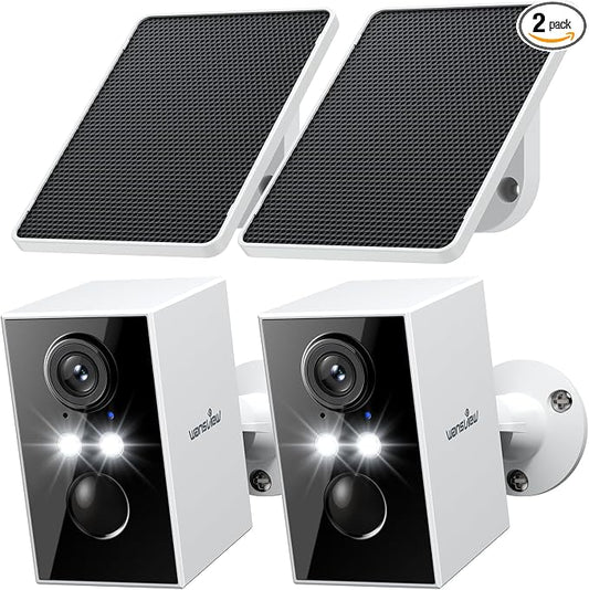 wansview Security Cameras Wireless Outdoor-2K WiFi 6 Solar Camera Outdoor by Wansview