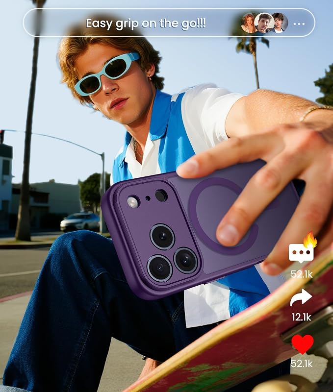 FNTCASE for iPhone 17 Pro Case: Translucent Matte Cases - Image 7