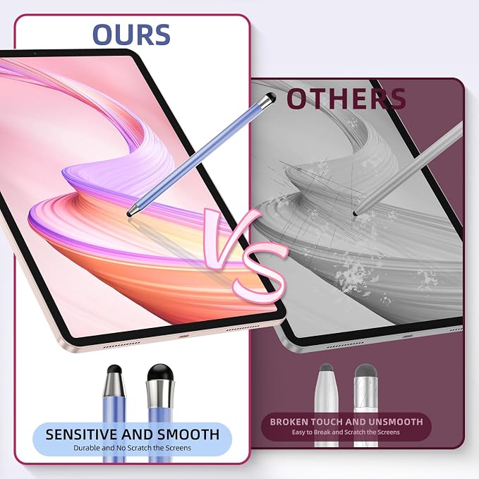 Stylus Pen for Touchscreen 10Pcs, 2-in-1 High Sensitivity & Precision Stylists - Image 4