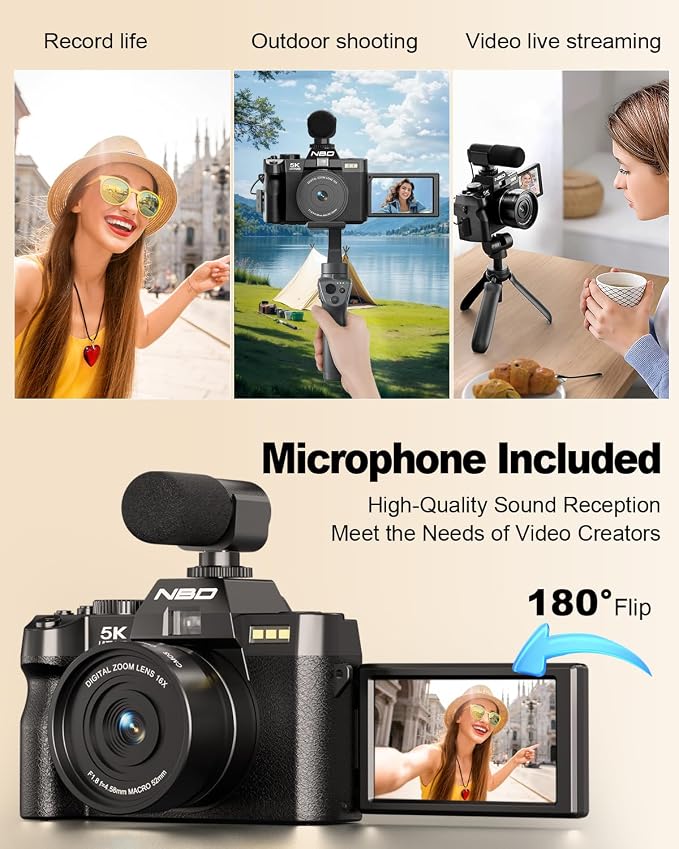 NBD 5K Digital Cameras for Photography - Image 9