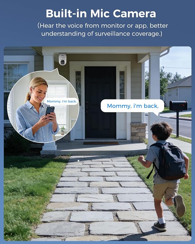 Hiseeu 3K PTZ Wired Security Camera System Outdoor - Image 5