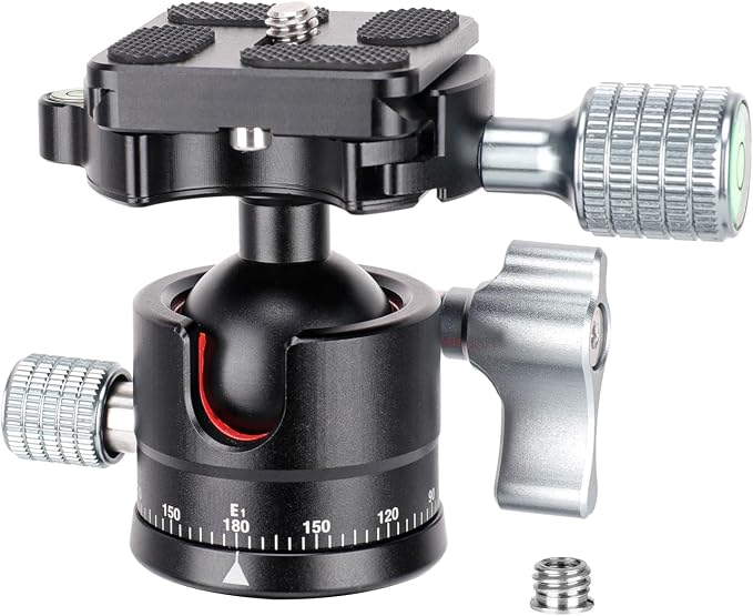 Koolehaoda Mini Ball Head with Arca Quick Release Plate, 360° Panoramic | Φ28mm by Koolehaoda