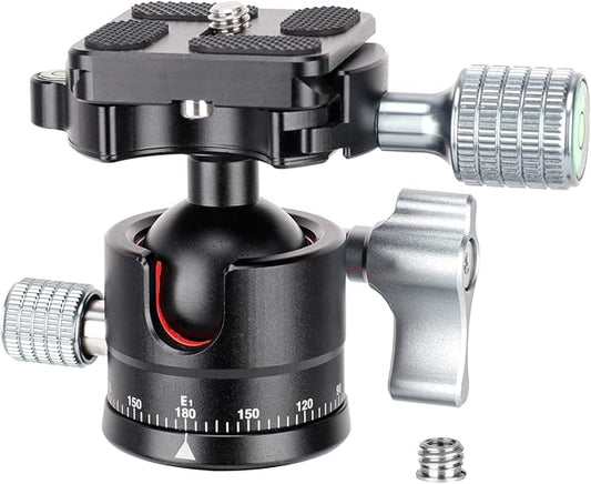 Koolehaoda Mini Ball Head with Arca Quick Release Plate, 360° Panoramic | Φ28mm by Koolehaoda