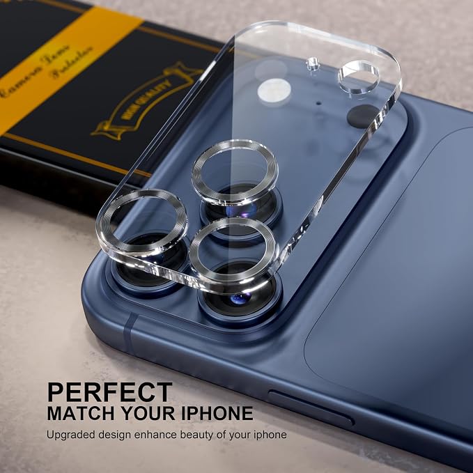 for 6 Pack iPhone 17 Pro Max Camera Lens Protector 9H Tempered Glass Camera - Image 5