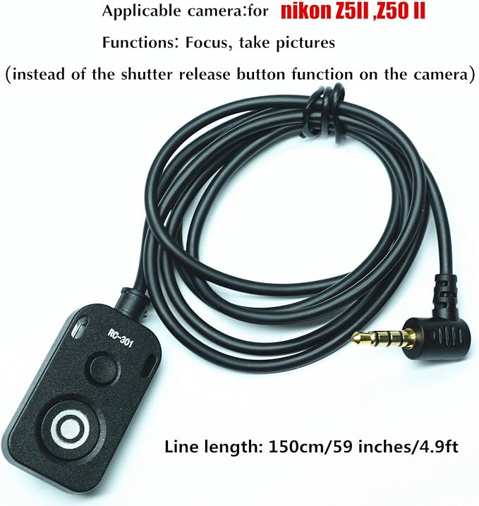 The RC301-DC3 Substitution for Nikon mc-dc3 Remote Release The 150cm/59in Small - Image 3