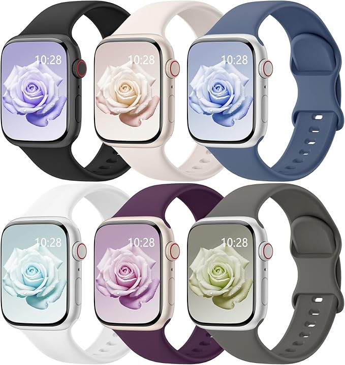 6 Pack Sport Bands Compatible by HEARTBOOM