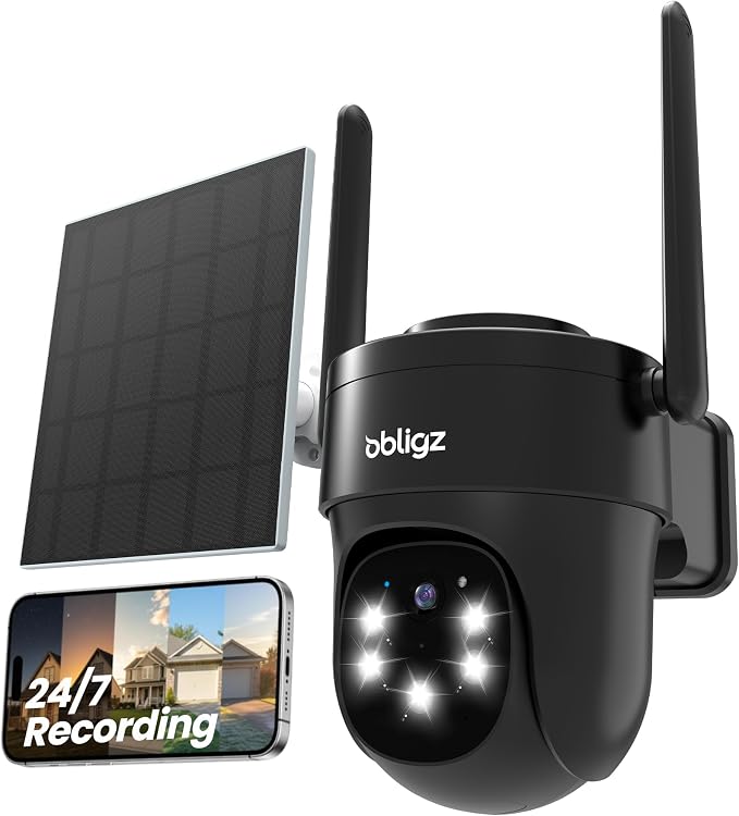 AOV Security Cameras Wireless Outdoor by Obligz